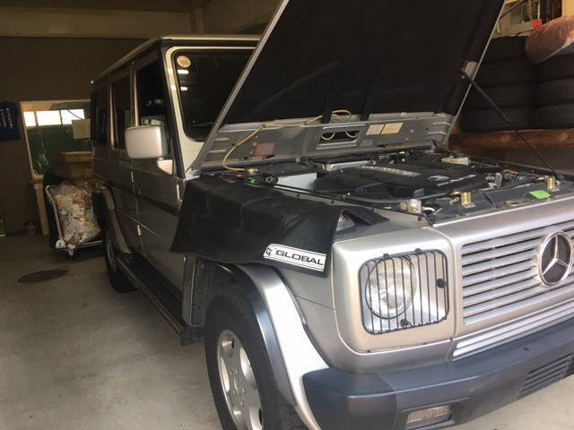 W463 G55 キーレス修理＆W221 S350 バッテリー・エアコンフィルター