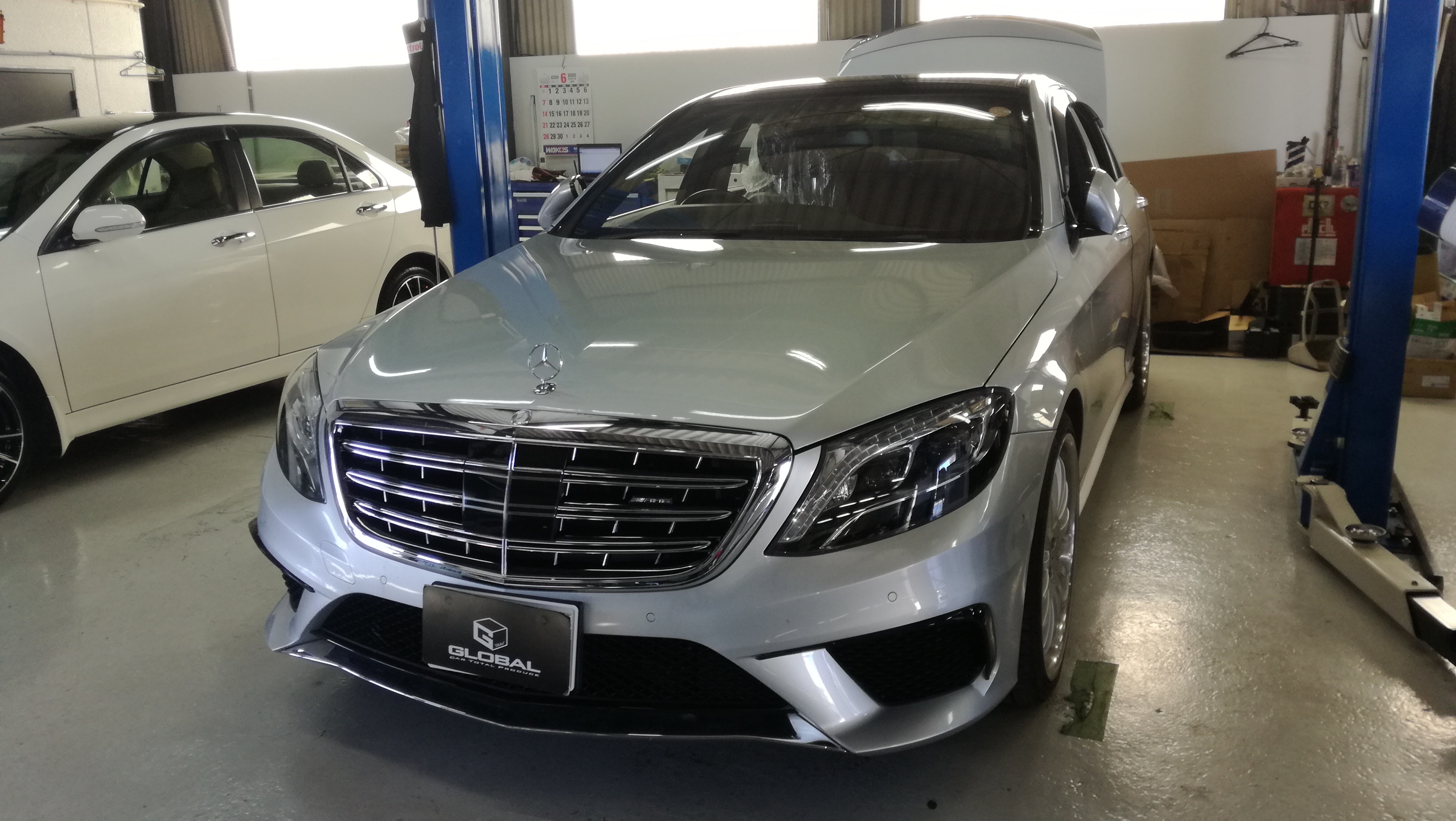 メルセデスベンツ W222 S400H 車検整備！！(#^^#) | 京都のベンツ修理、カスタム専門店MBworks